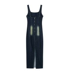 Denim Strap Dress