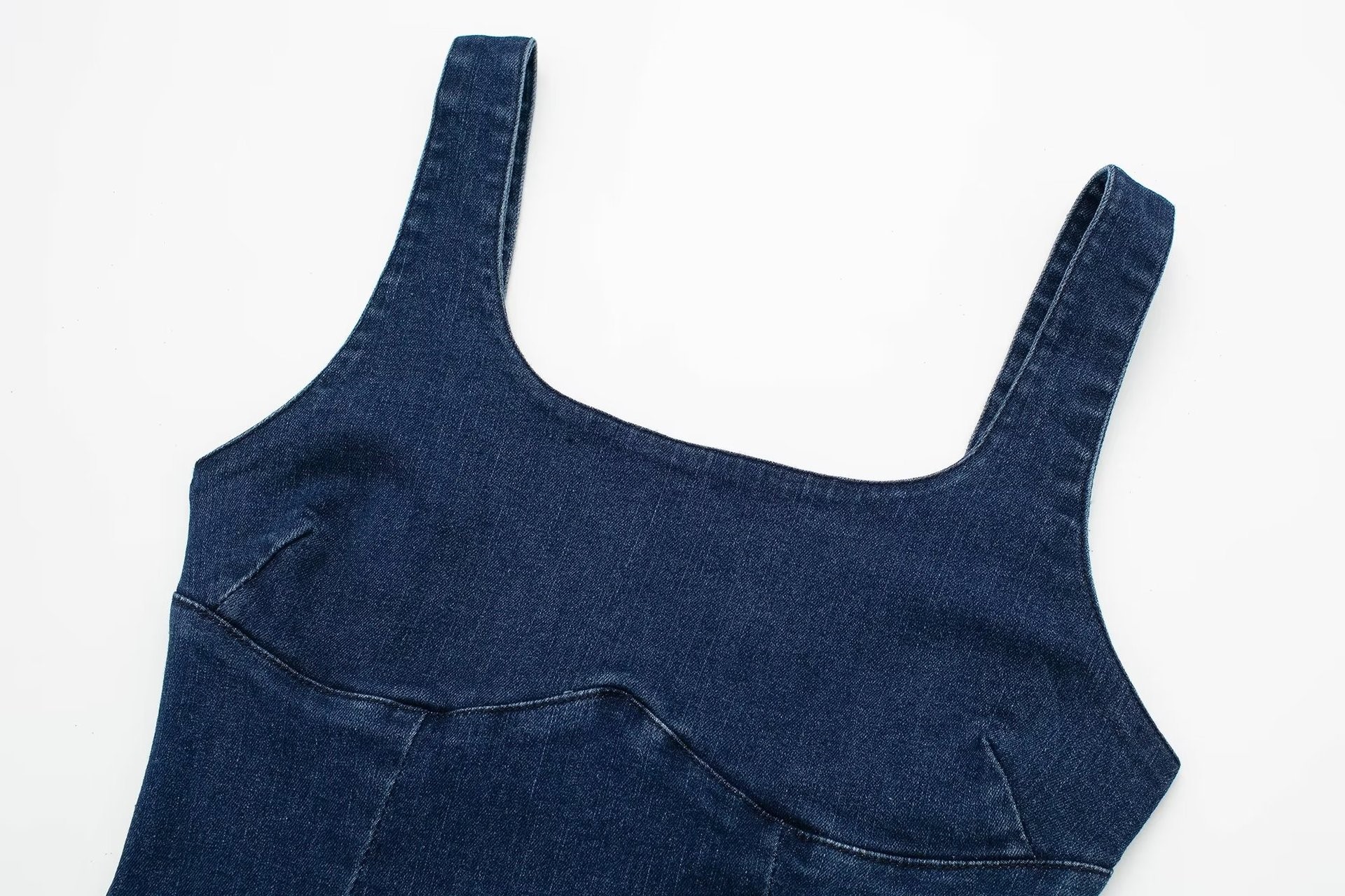Denim Strap Dress