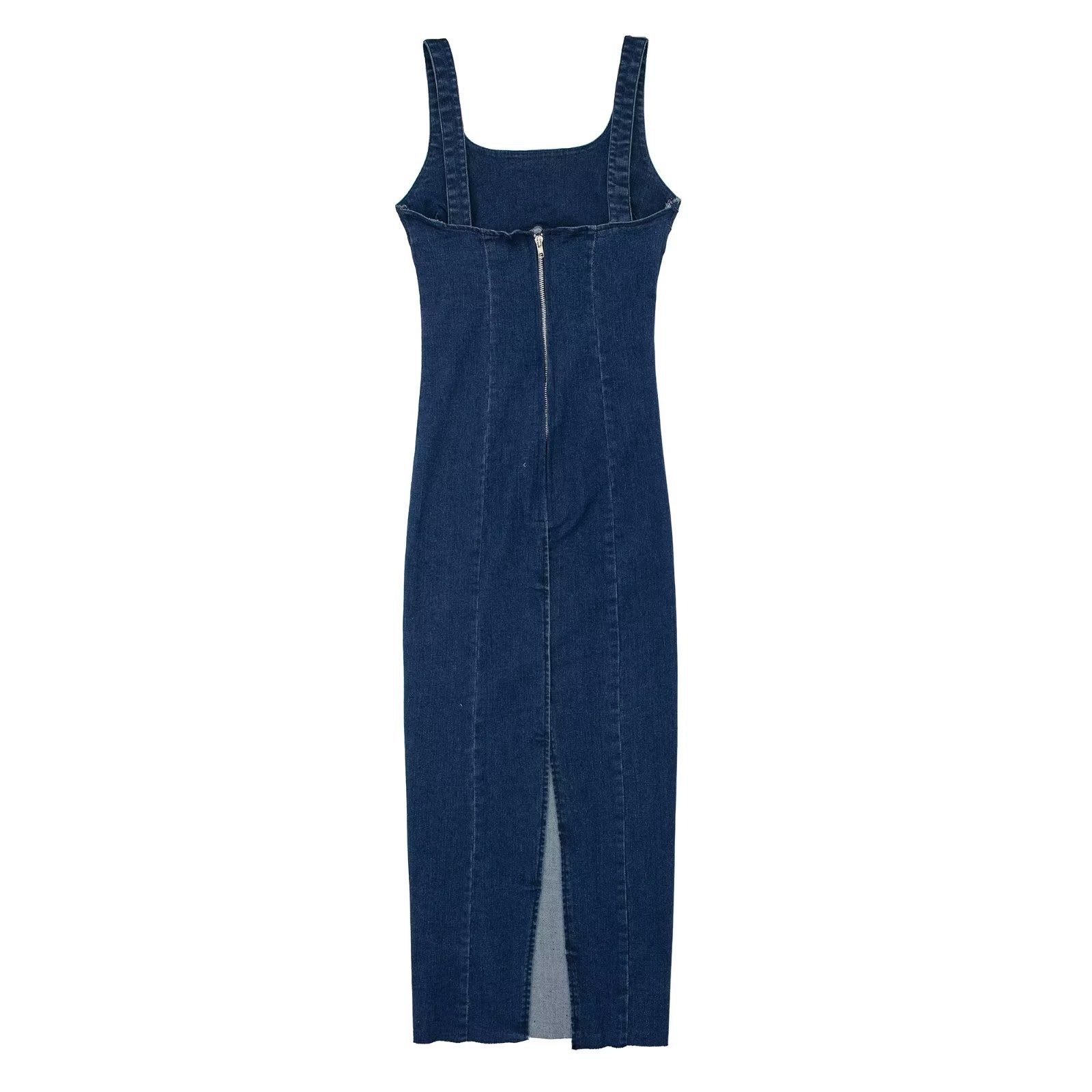 Denim Strap Dress