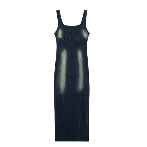 Denim Strap Dress