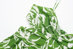 Printed Midi Strap Dress