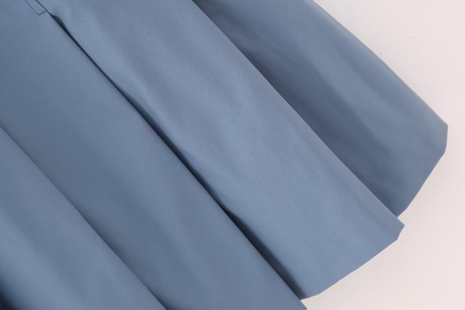 Wide Pleated Shirt Style Dress