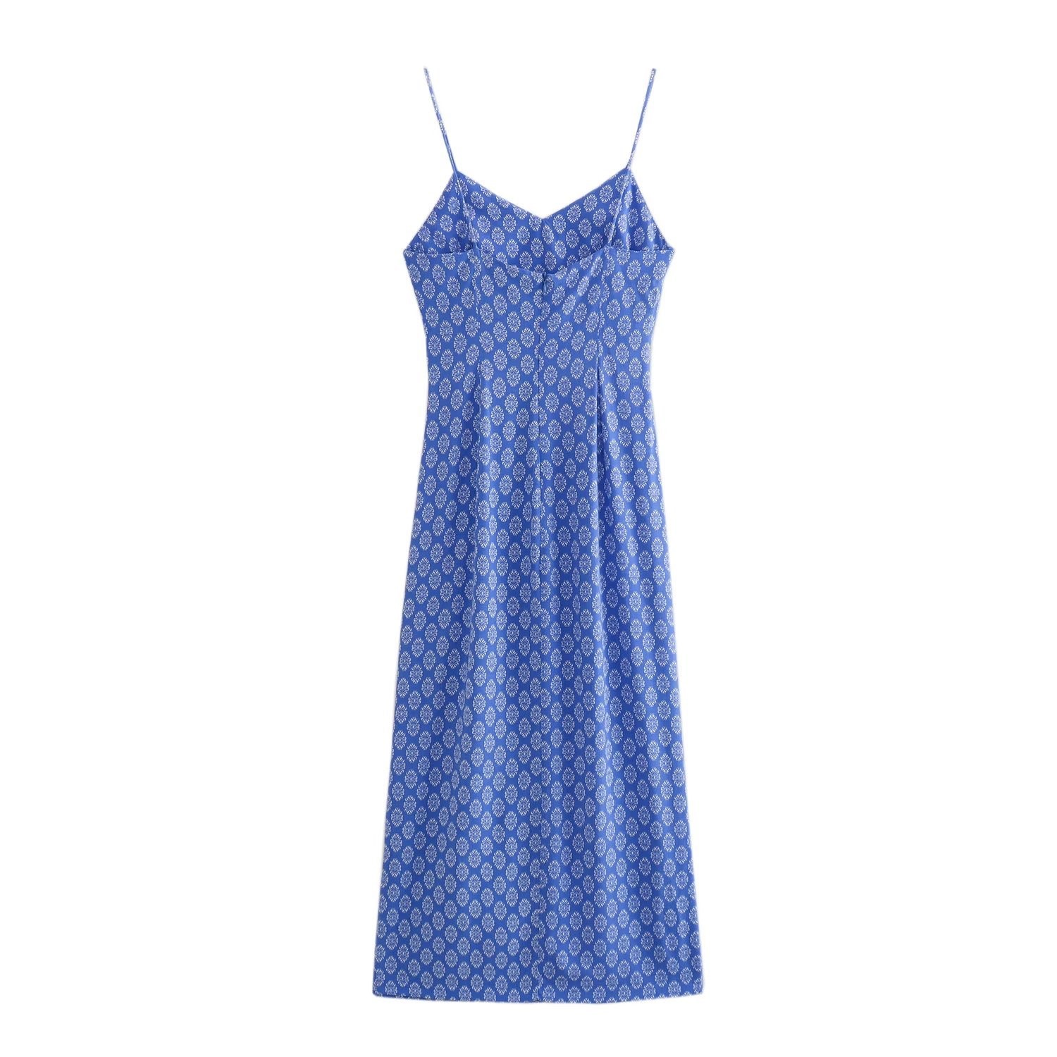 Printed Strap Dress