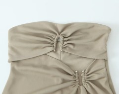 Slim Fitting Hollow Chest Top