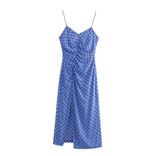 Printed Strap Dress