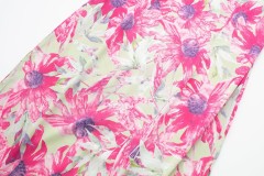 Fragmented Floral Suspender Dress