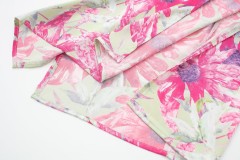 Fragmented Floral Suspender Dress