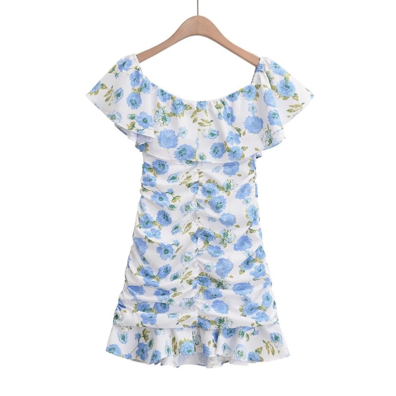 Printed Mini Dress