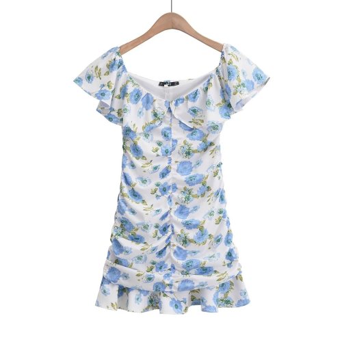 Printed Mini Dress
