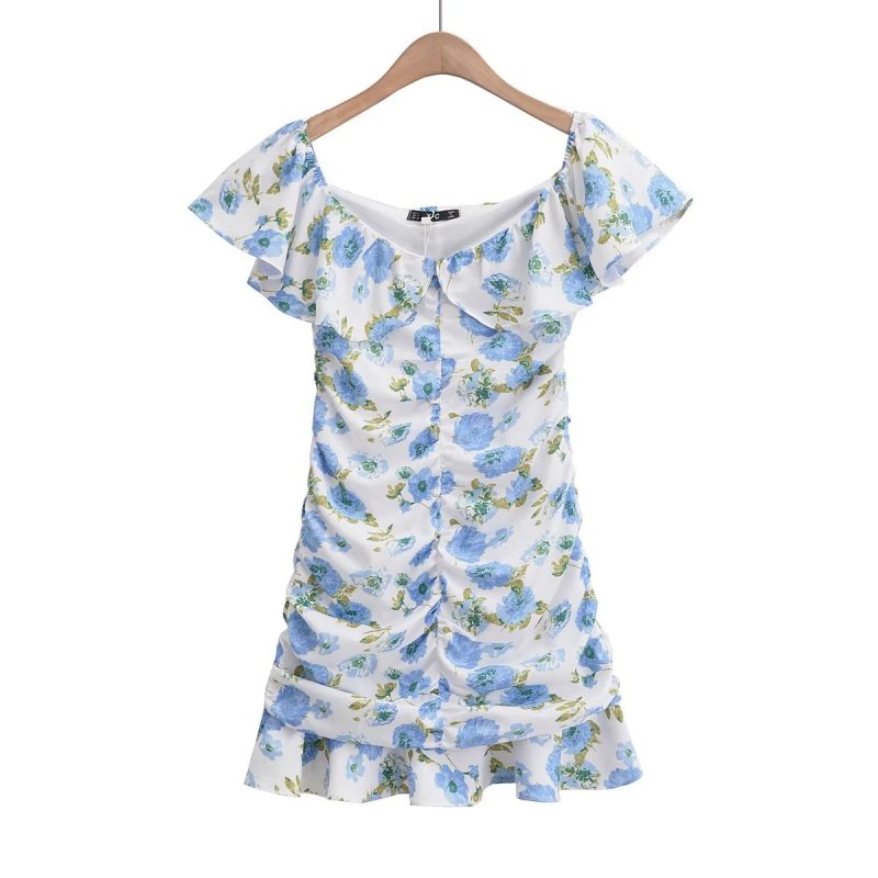 Printed Mini Dress