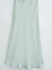 Silk Satin Suspender Dress