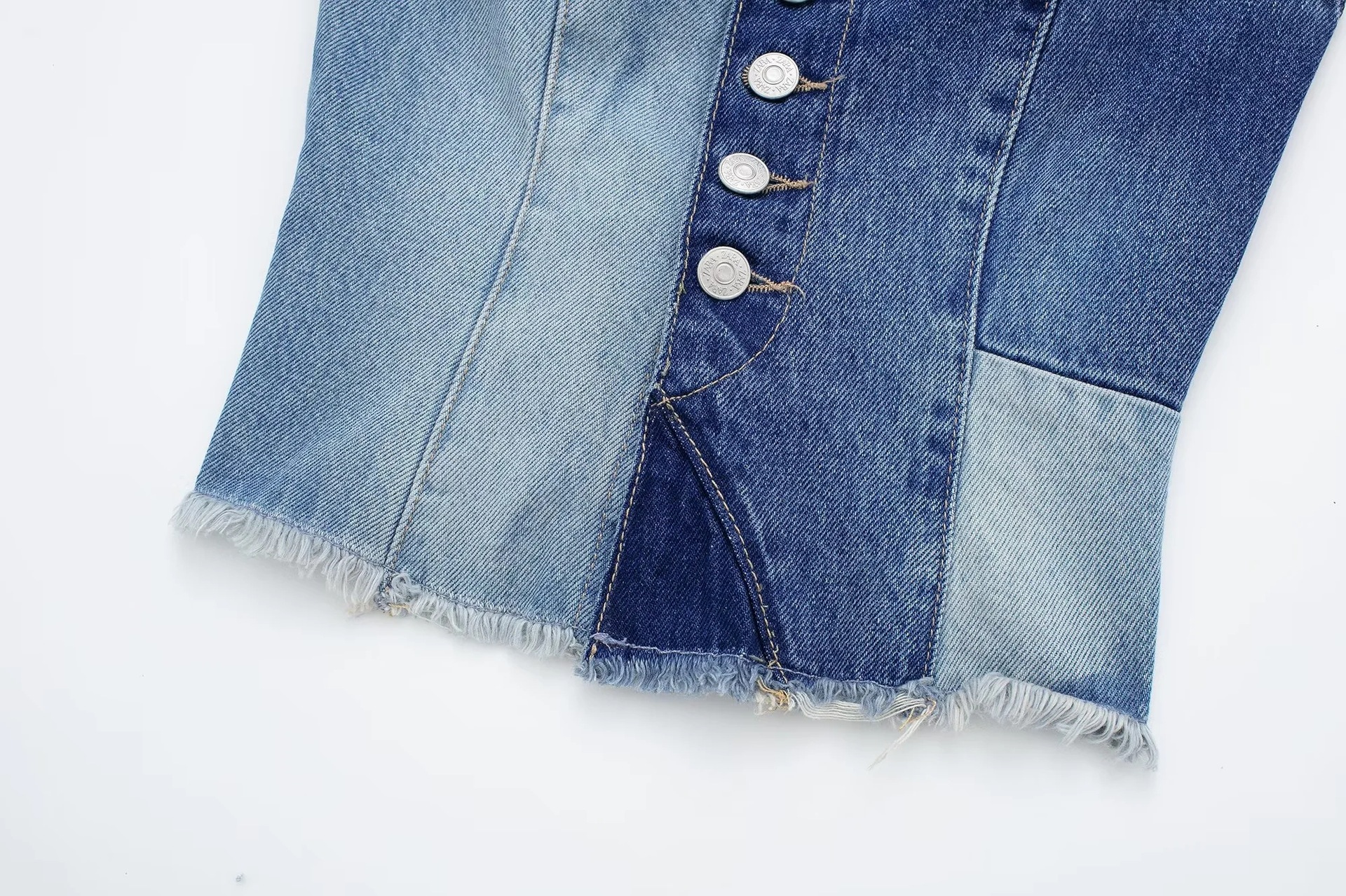 Denim Strap Top