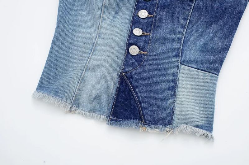 Denim Strap Top