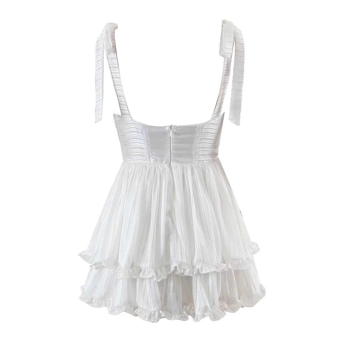 Chiffon Printed Strap Dress