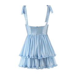 Chiffon Printed Strap Dress