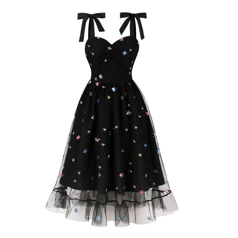 Mesh strapless dress