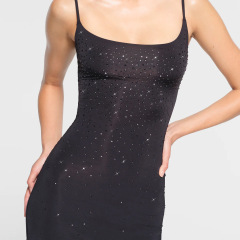 Slim-fit halter dress Spice girth skirt