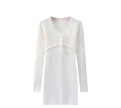 Winter vintage wrap hip halter bottom sweater skirt
