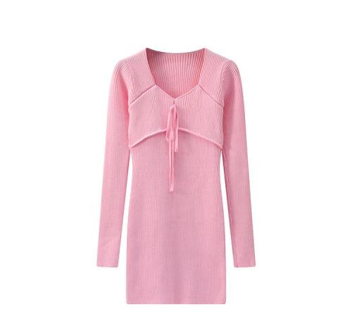 Winter vintage wrap hip halter bottom sweater skirt