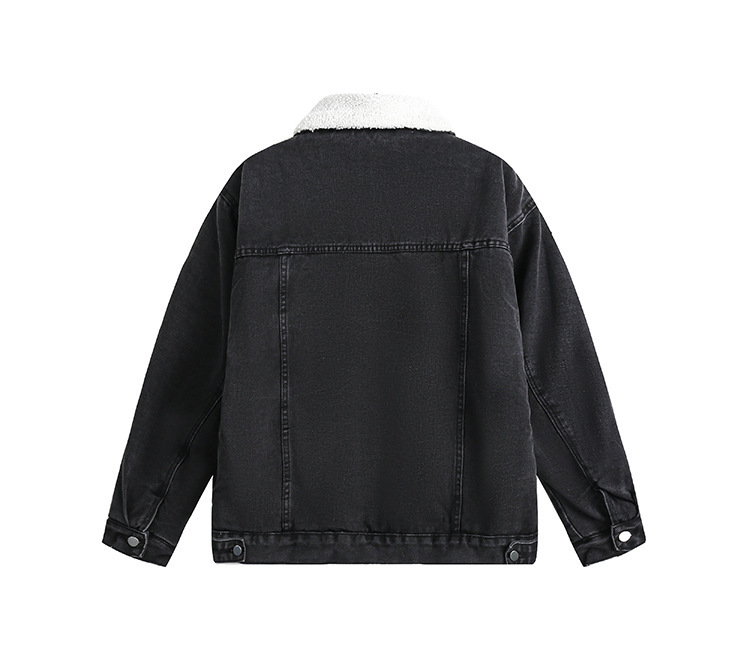 Vintage cashmere denim coats for men and women