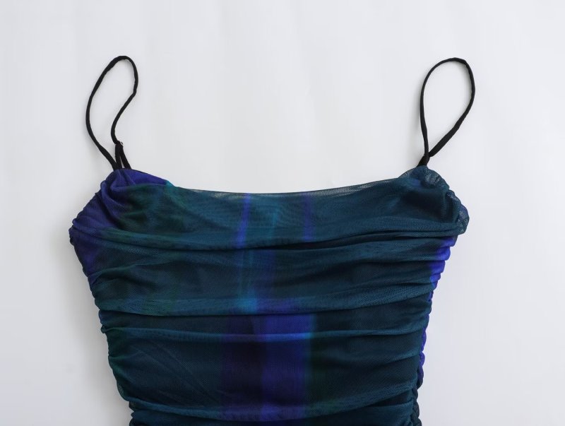Halter dress Mesh skirt