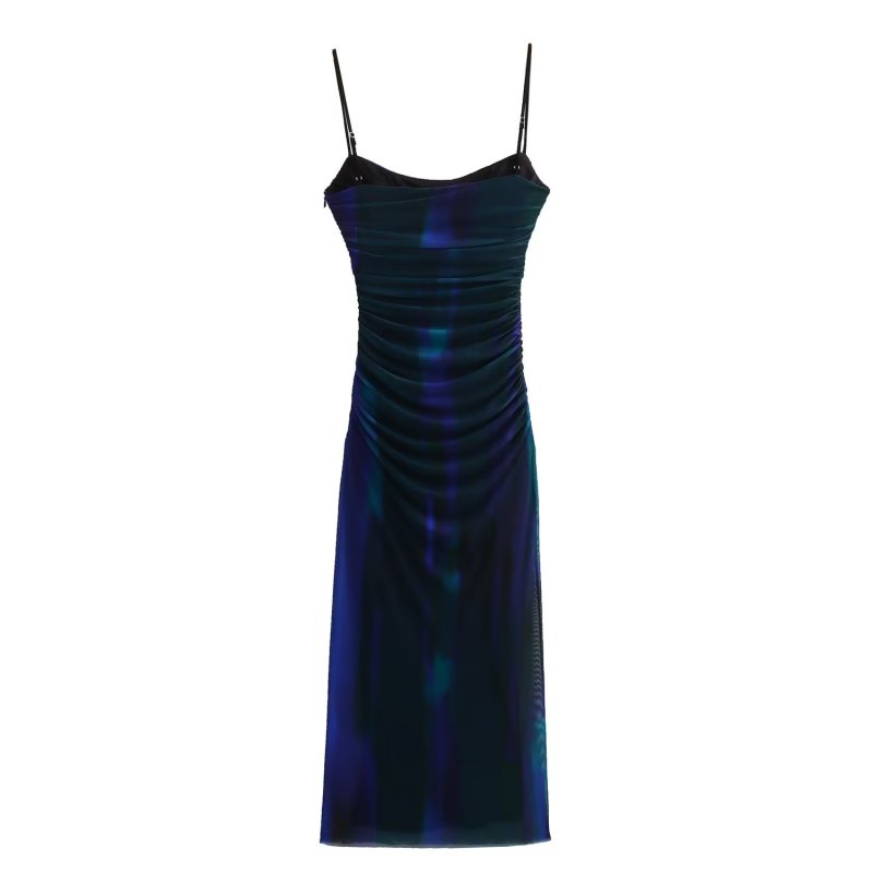 Halter dress Mesh skirt
