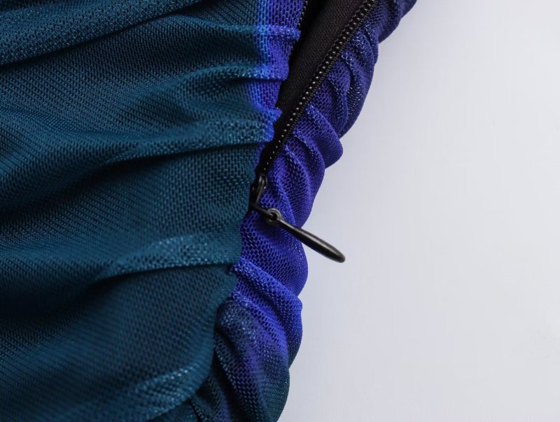 Halter dress Mesh skirt