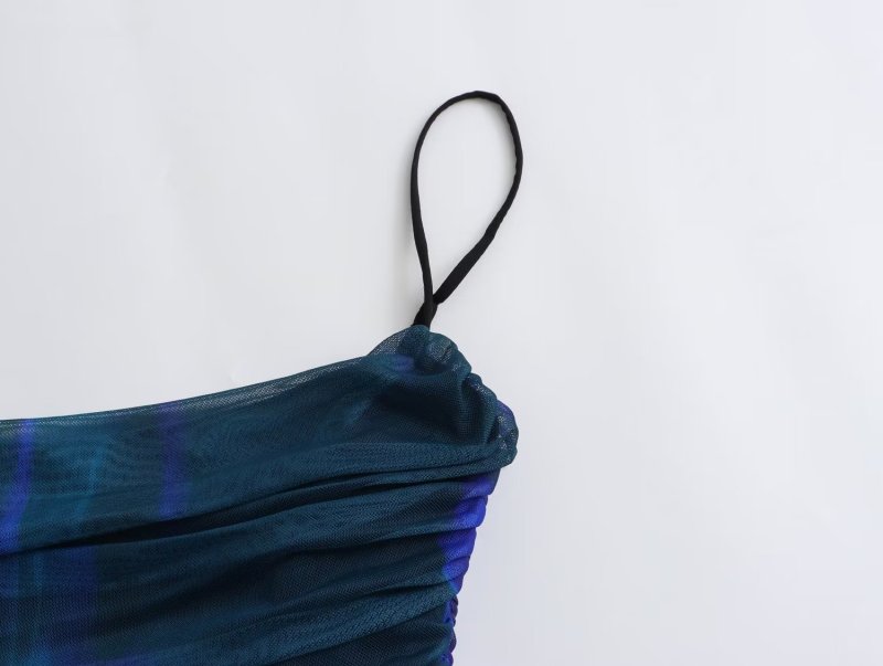 Halter dress Mesh skirt