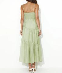 Maxi dress with straps