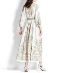 Printed long dress