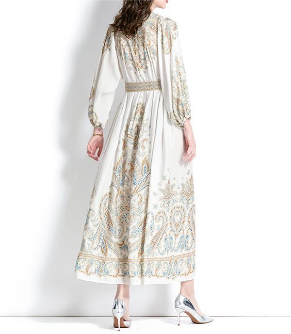 Printed long dress