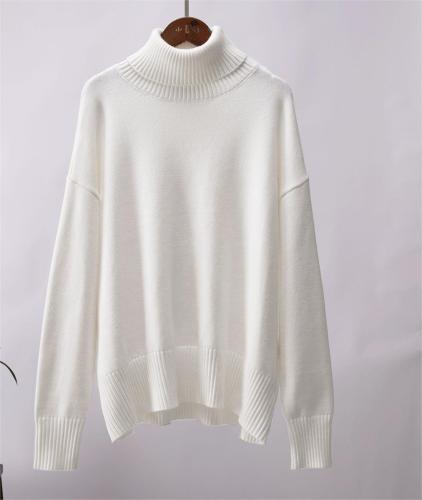 Turtleneck pullover sweater lady