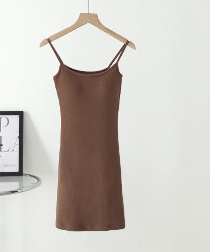 Halter dress with short base skirt