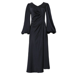Beaded waist slimming dress