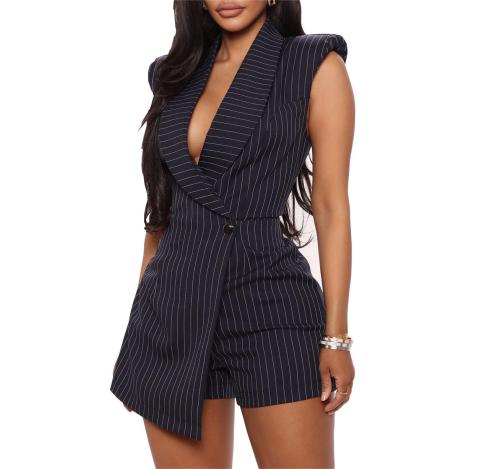 Suit jumpsuit shorts woman