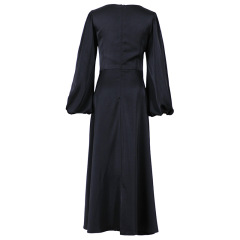 Beaded waist slimming dress