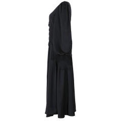 Beaded waist slimming dress