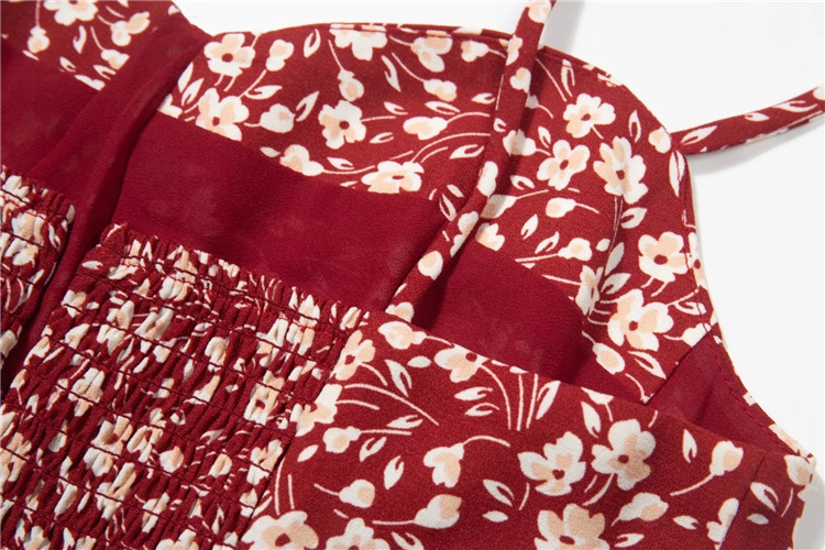 Fresh floral holiday halter skirt