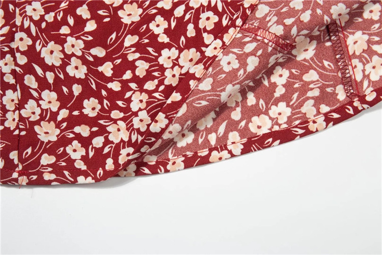 Fresh floral holiday halter skirt