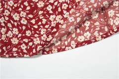 Fresh floral holiday halter skirt