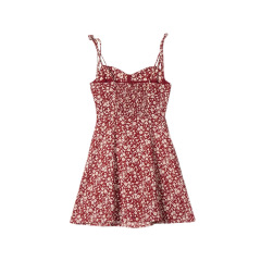 Fresh floral holiday halter skirt