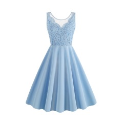 Lace sleeveless dress