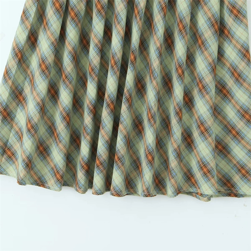 Vintage low-waisted midriff skirt