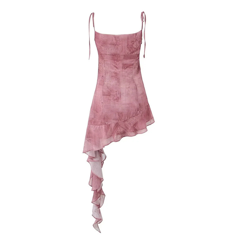 Sexy tight hip wrap slip dress