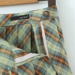 Vintage low-waisted midriff skirt