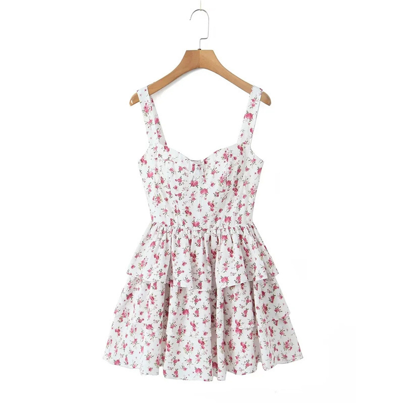 Age-reducing floral slip dress