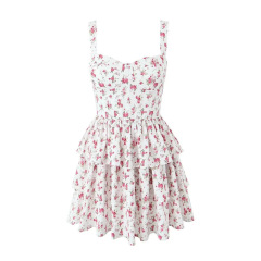 Age-reducing floral slip dress