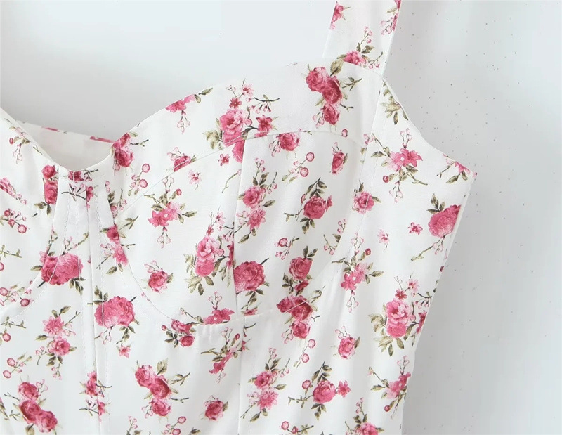 Age-reducing floral slip dress