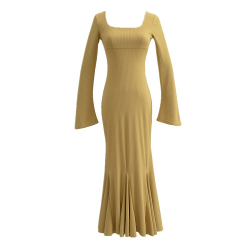 Slim-fit bag hips medium long fishtail skirt woman