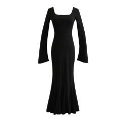 Slim-fit bag hips medium long fishtail skirt woman